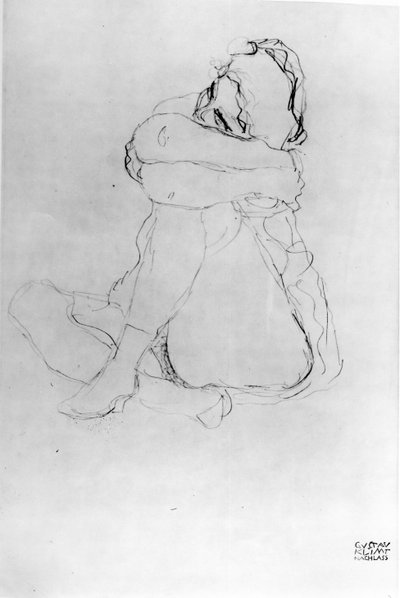 Seated Woman by Gustav Klimt